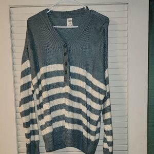 PINK Victoria's Secret Light Blue Knit Top